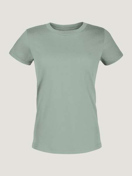Women's Vintage Green Crew T-Shirt | Fresh Clean Threads